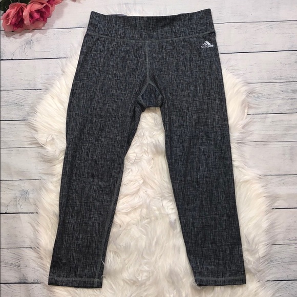 adidas Pants - Adidas Climalite Space Dye Capri Workout Pants